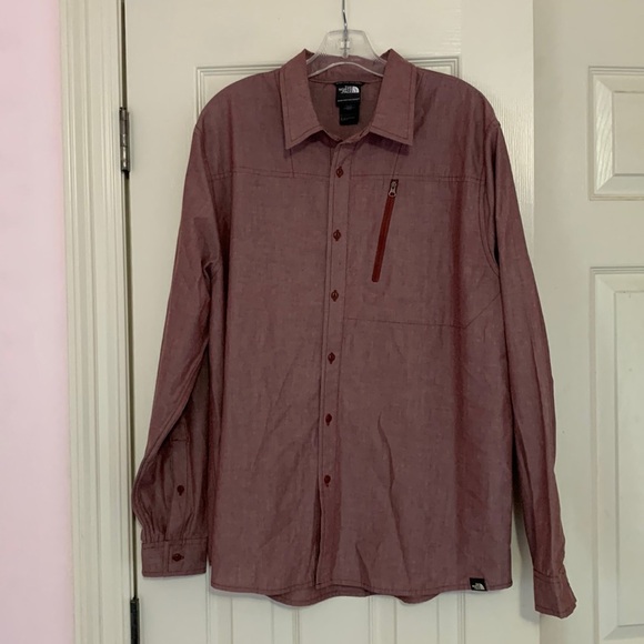 The North Face Button Up Shirt Mens Cronin Long Sleeve Hiking gorpcore L…‎ - Picture 1 of 6